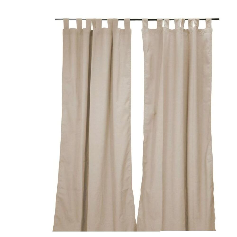 Outdoor Curtain Panel 50x60 Parchment Beige Patio Gazebo 7696-014707100